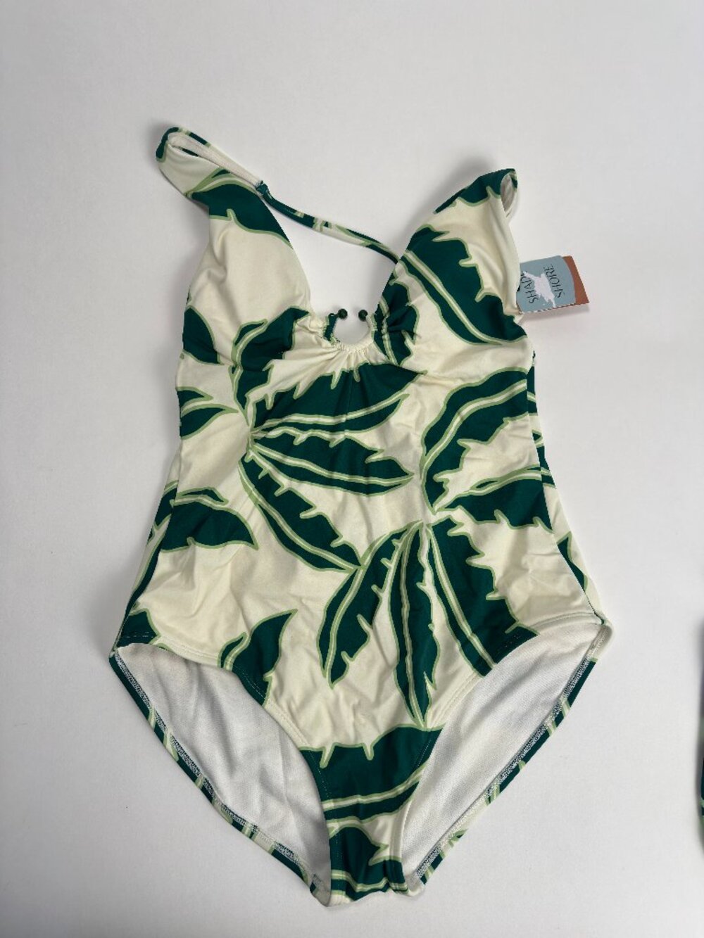 Shade & Shore Floral One-Piece Swim Suit Large (12-14)